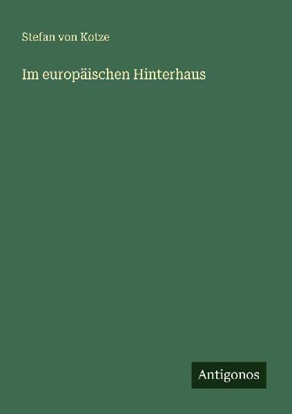 Im europäischen Hinterhaus