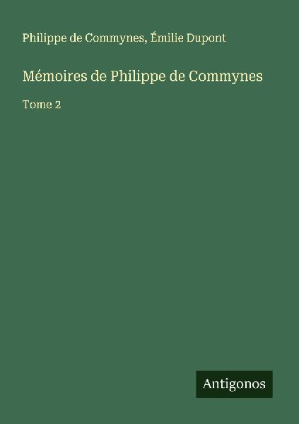 Mémoires de Philippe de Commynes
