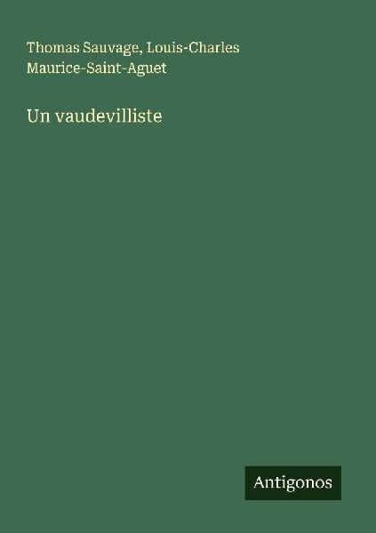 Un vaudevilliste