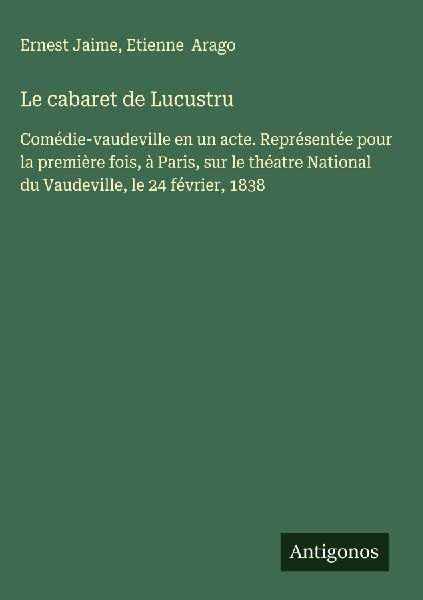 Le cabaret de Lucustru