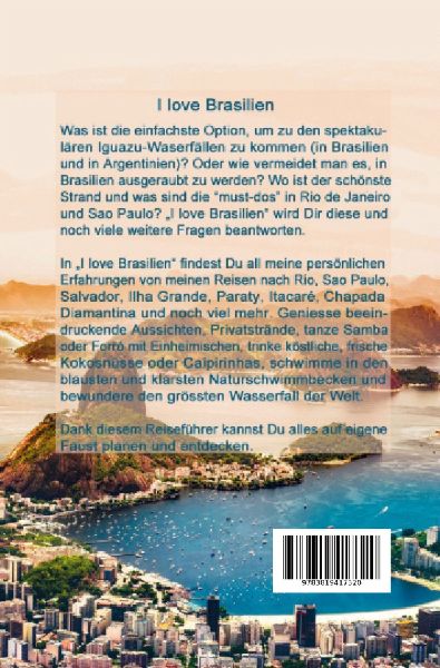 I love Brasilien Reiseführer von SWISSMISSONTOUR