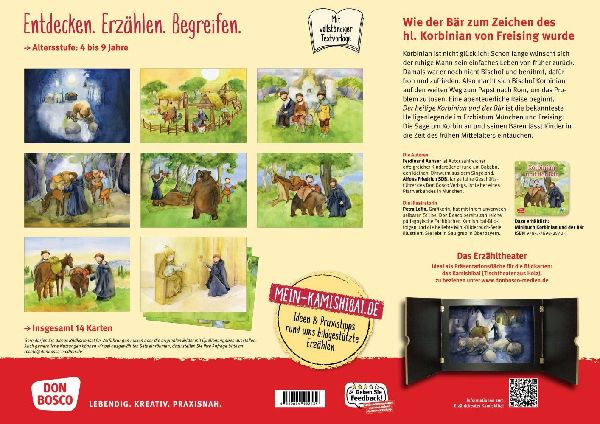 Korbinian und der Bär. Kamishibai Bildkartenset