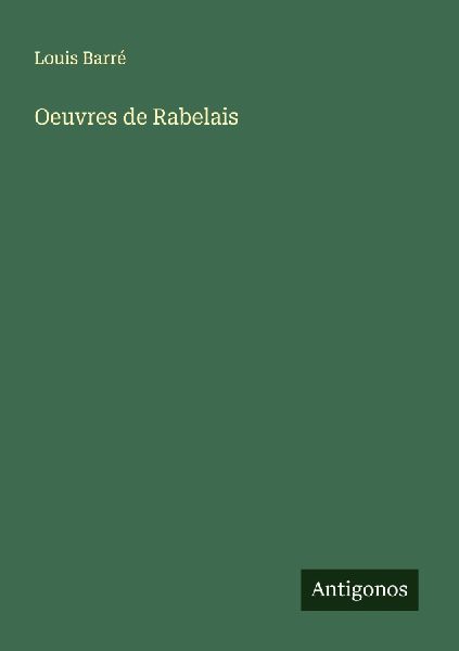 Oeuvres de Rabelais