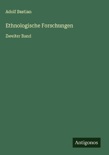 Ethnologische Forschungen