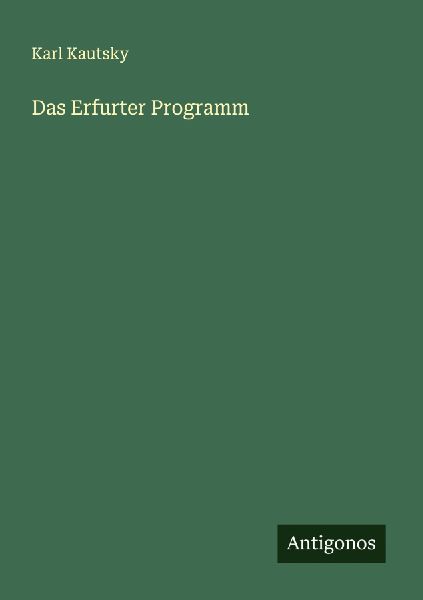 Das Erfurter Programm