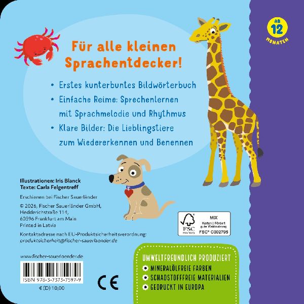 Kennst du das? Babys erstes Bildwörterbuch. Jeden Tag ein neues Tier