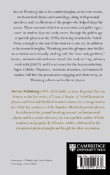 Steven Weinberg: A Life in Physics