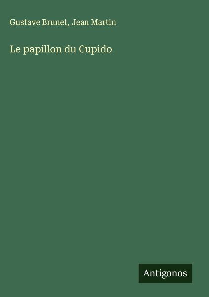 Le papillon du Cupido