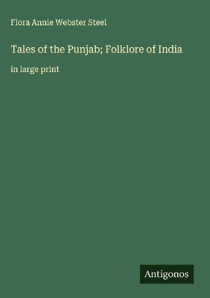 Tales of the Punjab; Folklore of India