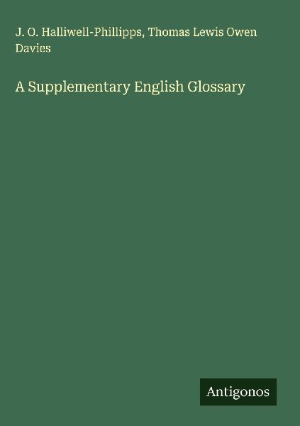 A Supplementary English Glossary