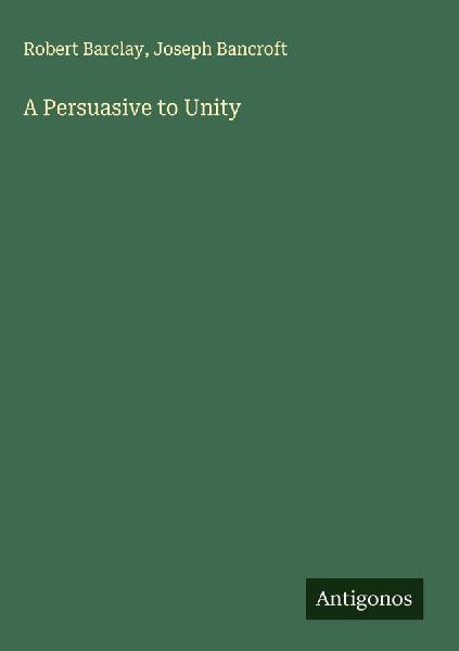 A Persuasive to Unity