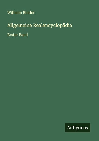 Allgemeine Realencyclopädie