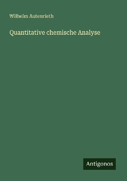 Quantitative chemische Analyse