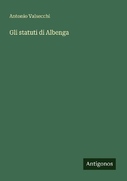 Gli statuti di Albenga
