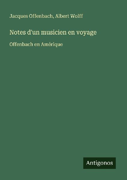 Notes d'un musicien en voyage
