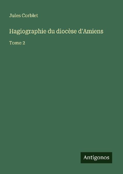 Hagiographie du diocèse d'Amiens