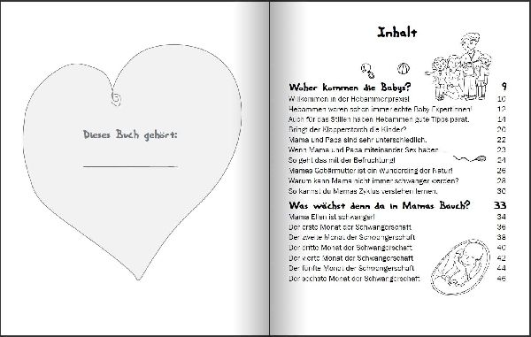 Das große Storchenmalbuch - Mach's dir bunt! Hebammenwissen für Kinder zum Thema Babys machen, kriegen, haben