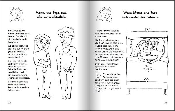 Das große Storchenmalbuch - Mach's dir bunt! Hebammenwissen für Kinder zum Thema Babys machen, kriegen, haben