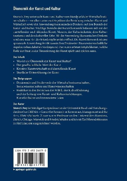 Ökonomik der Kunst und Kultur
