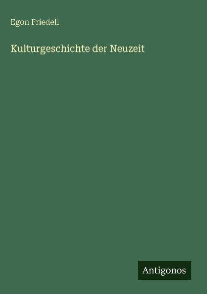Kulturgeschichte der Neuzeit