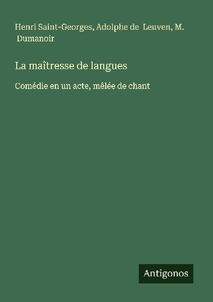 La maîtresse de langues