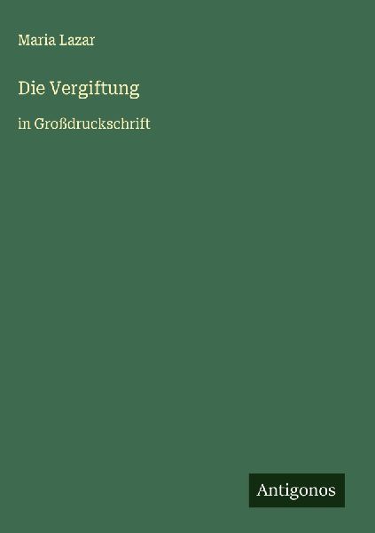 Die Vergiftung