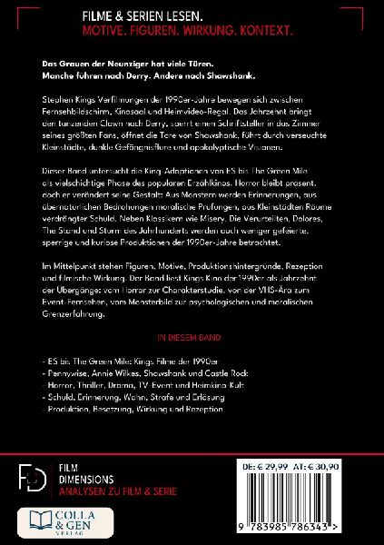 Stephen King - Die Filme, Band 2: 1990 bis 1999 (Ein Film Dimensions Buch)