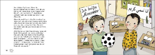 Karim auf der Flucht - Das Bilder-Erzählbuch für heimische Kinder und ihre neuen Freunde von weit her