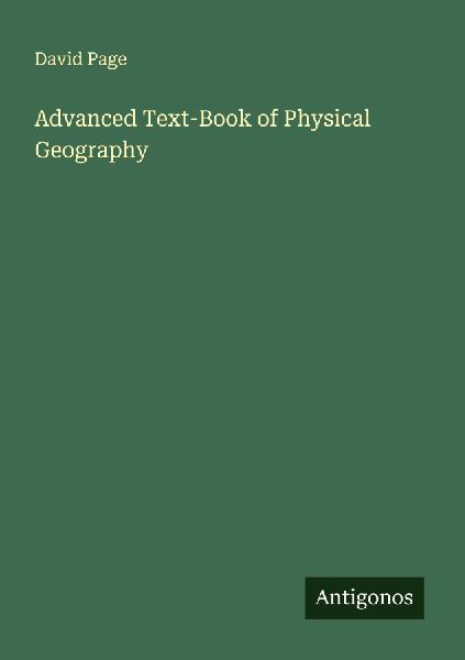 Advanced Text-Book of Physical Geography
