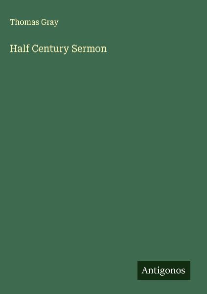 Half Century Sermon