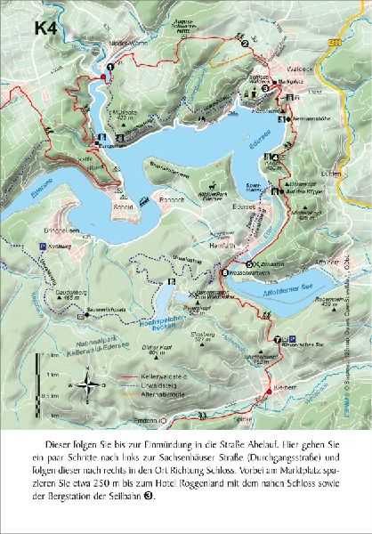 Kellerwaldsteig mit Urwaldsteig Edersee