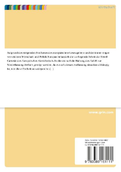 Die Entscheidung Cartesio und die Auswirkungen auf das Steuerrecht in Deutschland