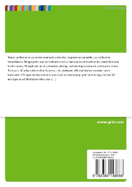 Utilization of fruit waste for treatment of wastewater