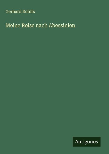 Meine Reise nach Abessinien