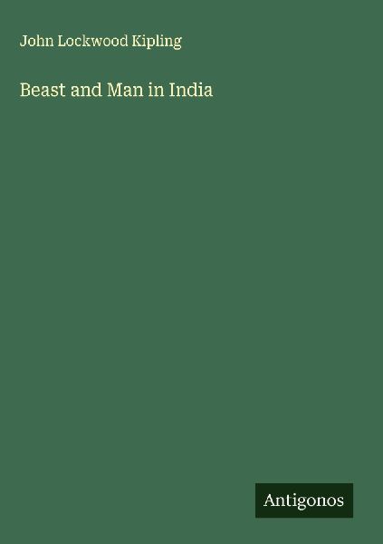 Beast and Man in India