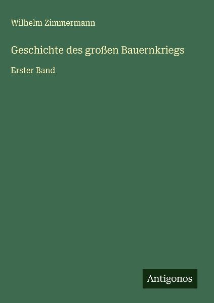 Geschichte des großen Bauernkriegs