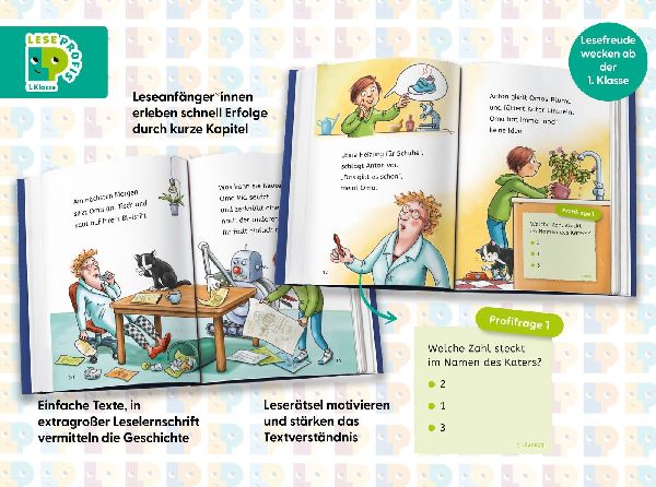 Leseprofis - Die total verrückte Schrumpf-Maschine, 1. Klasse