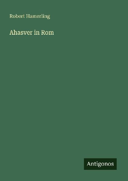 Ahasver in Rom