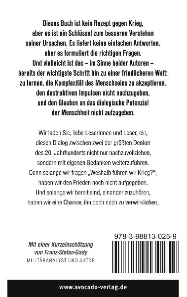Weshalb führen wir Krieg?