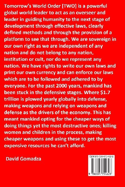 Tomorrow's World Order