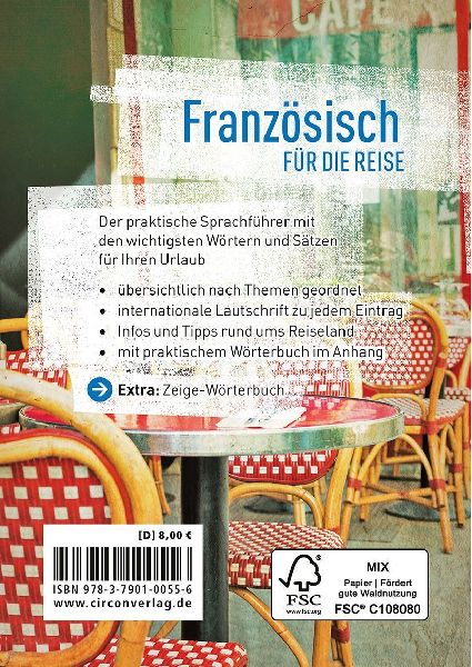 Sprachführer Französisch für die Reise