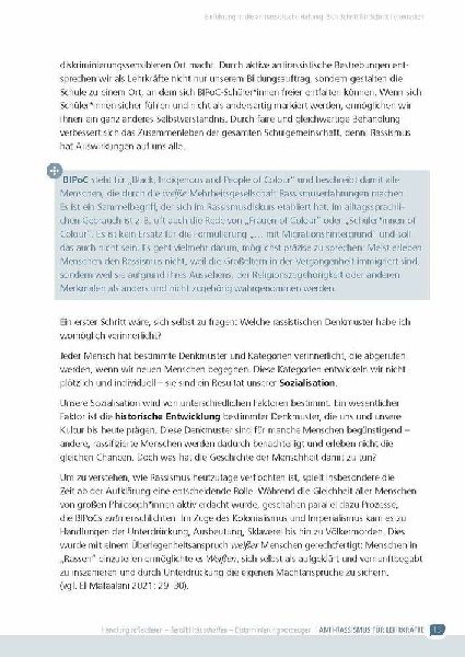 Anti-Rassismus für Lehrkräfte