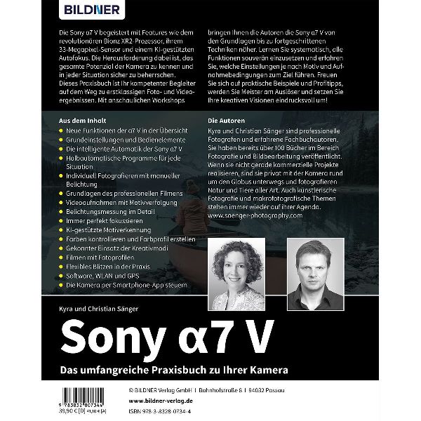 Sony A7 V - Das umfangreiche Praxisbuch zu Ihrer Kamera