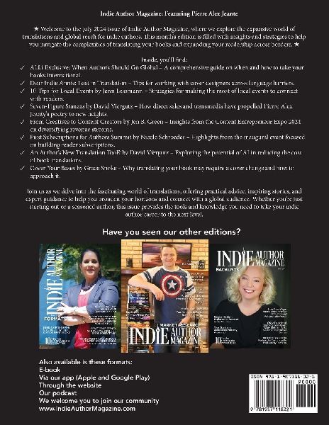 Indie Author Magazine Featuring Pierre Alex Jeanty