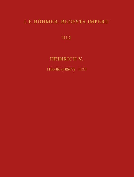 J. F. Böhmer, Regesta Imperii