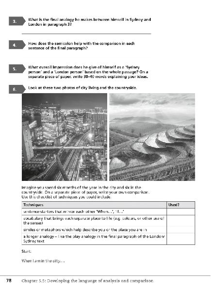 Lower Secondary English Workbook: Stage 9