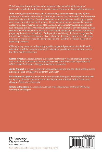 New Practice-based Learning in the Allied Health Professions