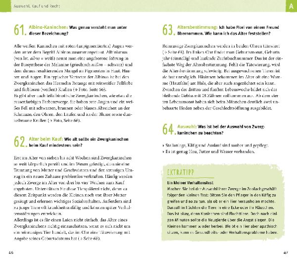 300 Fragen zum Zwergkaninchen