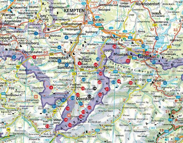 Wandern am Wasser Allgäu mit Kleinwalsertal und Tannheimer Tal