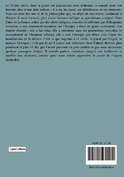 L'esprit public au XVIIIe siècle